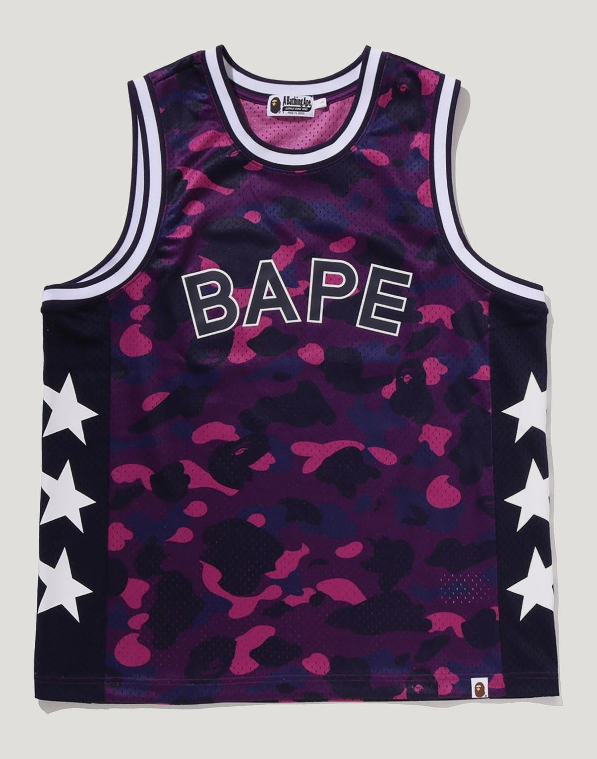 COLOR CAMO MESH MULTI LOGO RELAXED FIT TANK TOP MENS