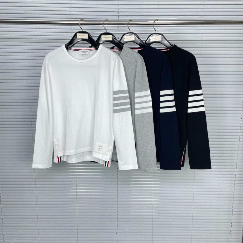 Classic Four-Bar Wool T-Shirt | Thom Browne