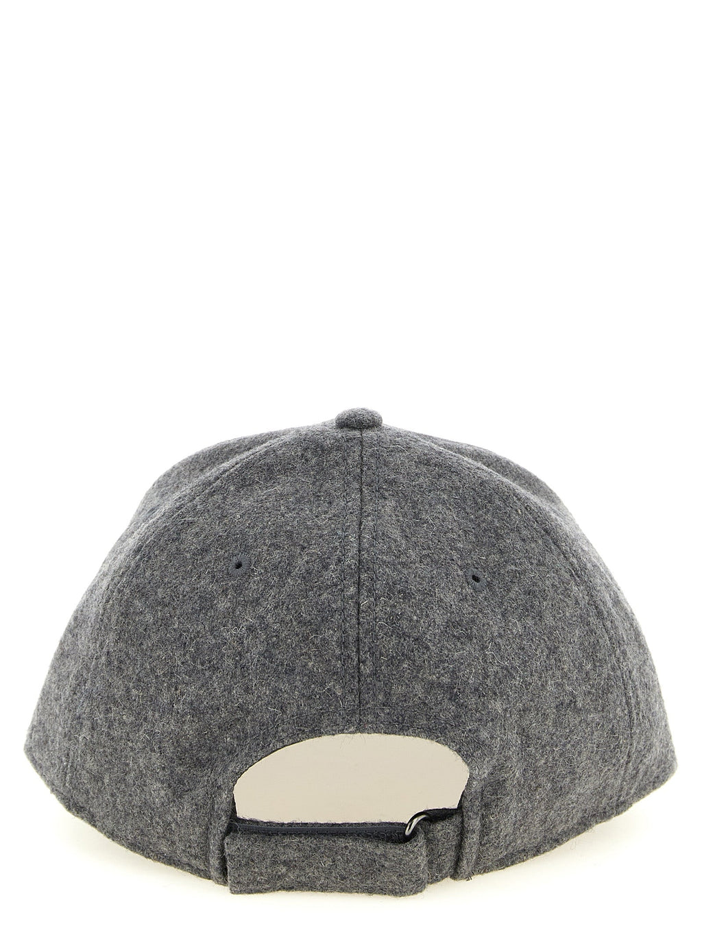 Ballantyne Gray Wool Baseball Cap