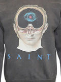 SAINT MXXXXXX face graphic print sweatshirt