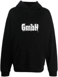 GmbH logo-print organic-cotton hoodie