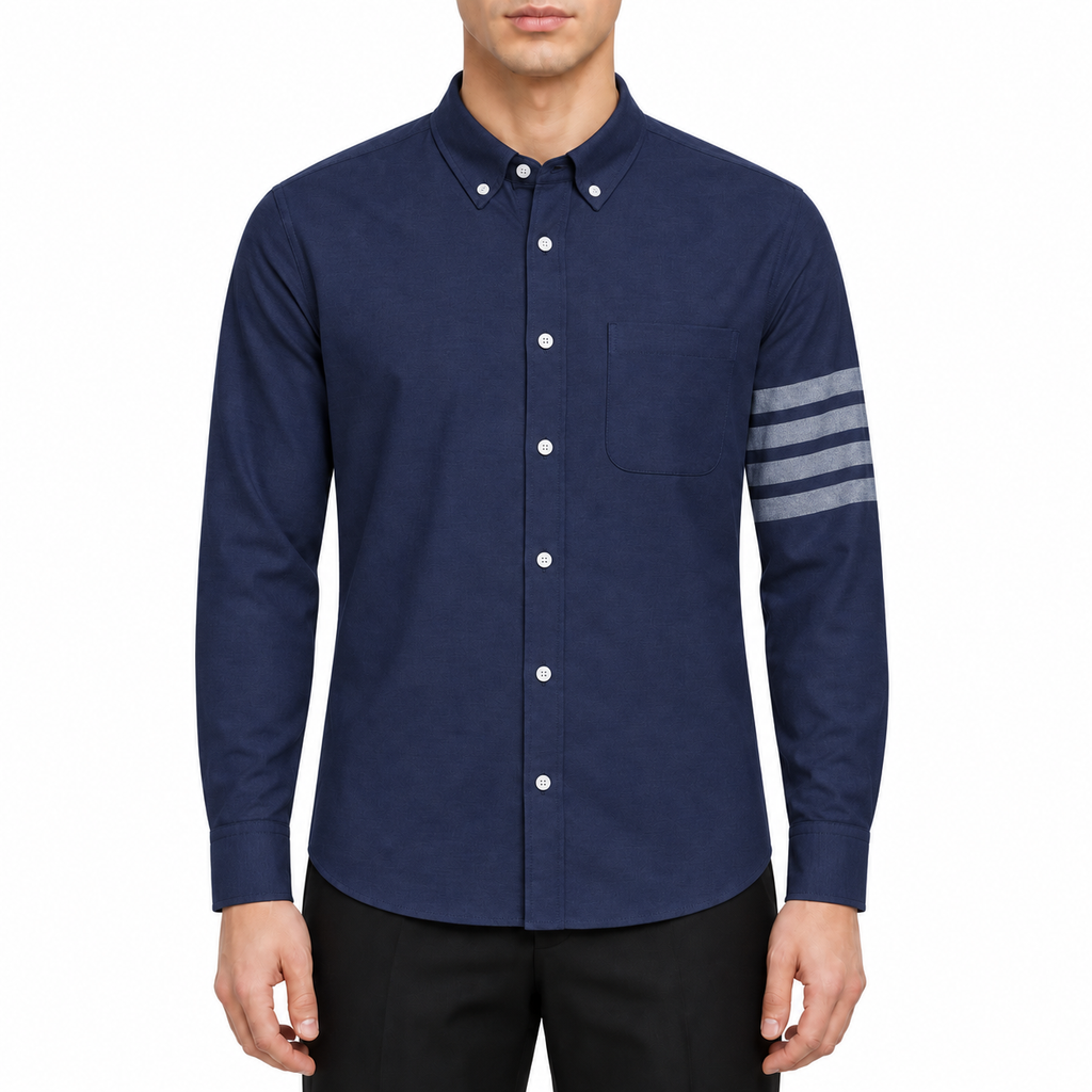 Men's Classic Four-Bar Oxford Shirt - 100% Cotton Premium | Thom Browne