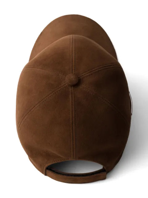 Prada suede baseball cap