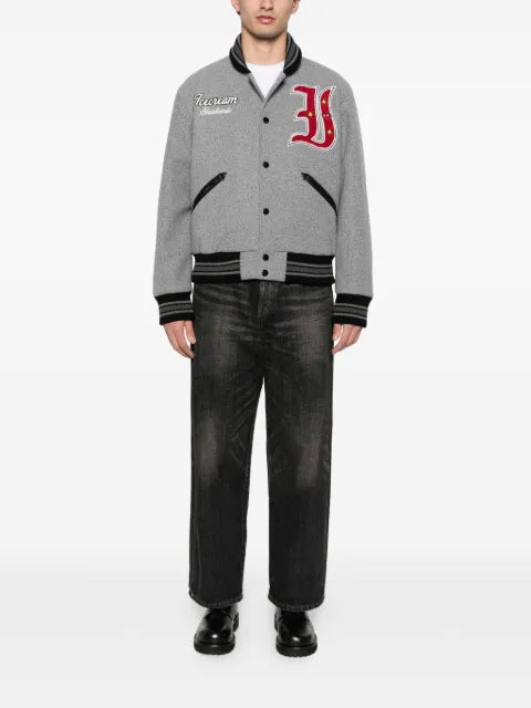ICECREAM logo-appliqué bomber jacket