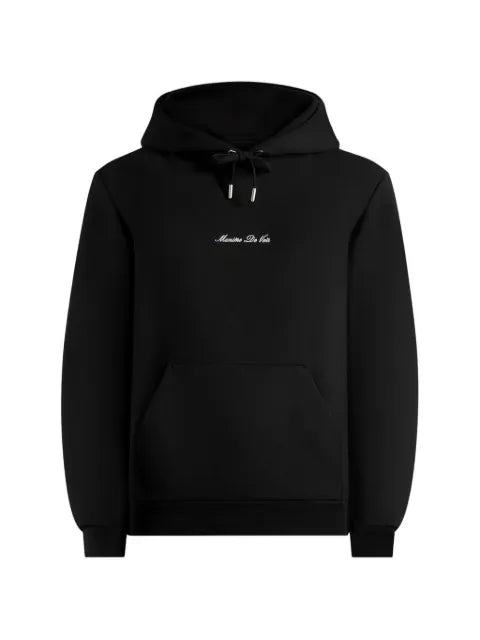 Manière De Voir JS004 in black signature regular-fit hoodie