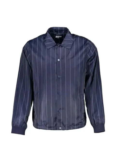 Gant pinstripe snap-button jacket
