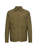 Moncler Theoline diamond-quilted padded mid-length jacket
