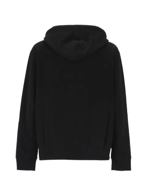 MM6 Maison Margiela logo-patch zip-up hoodie