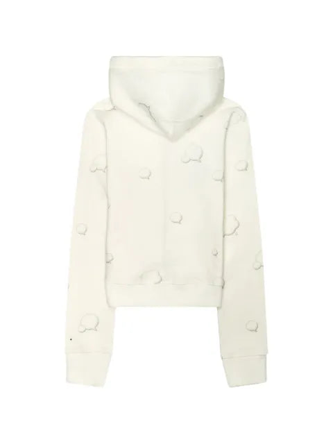 Praying Sims logo-print hoodie