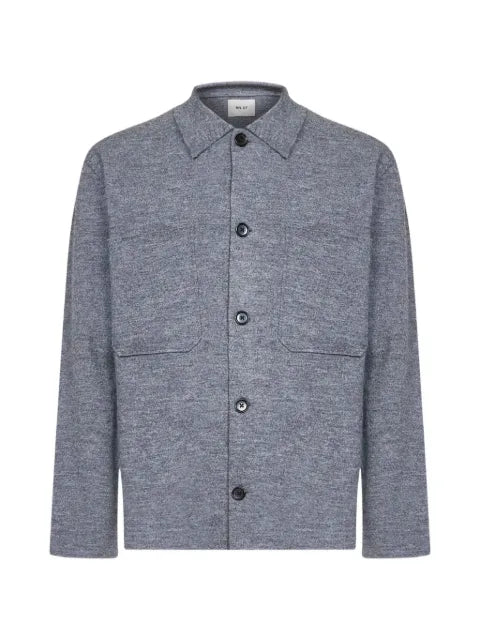 NN07 button-up wool sweater
