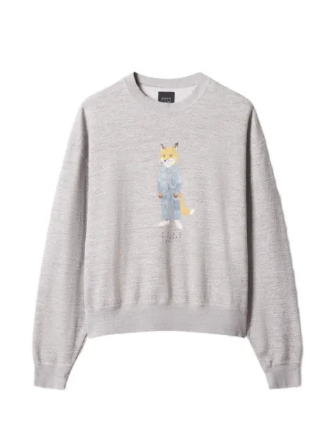 Maison Kitsuné Dressed Fox graphic-print sweater