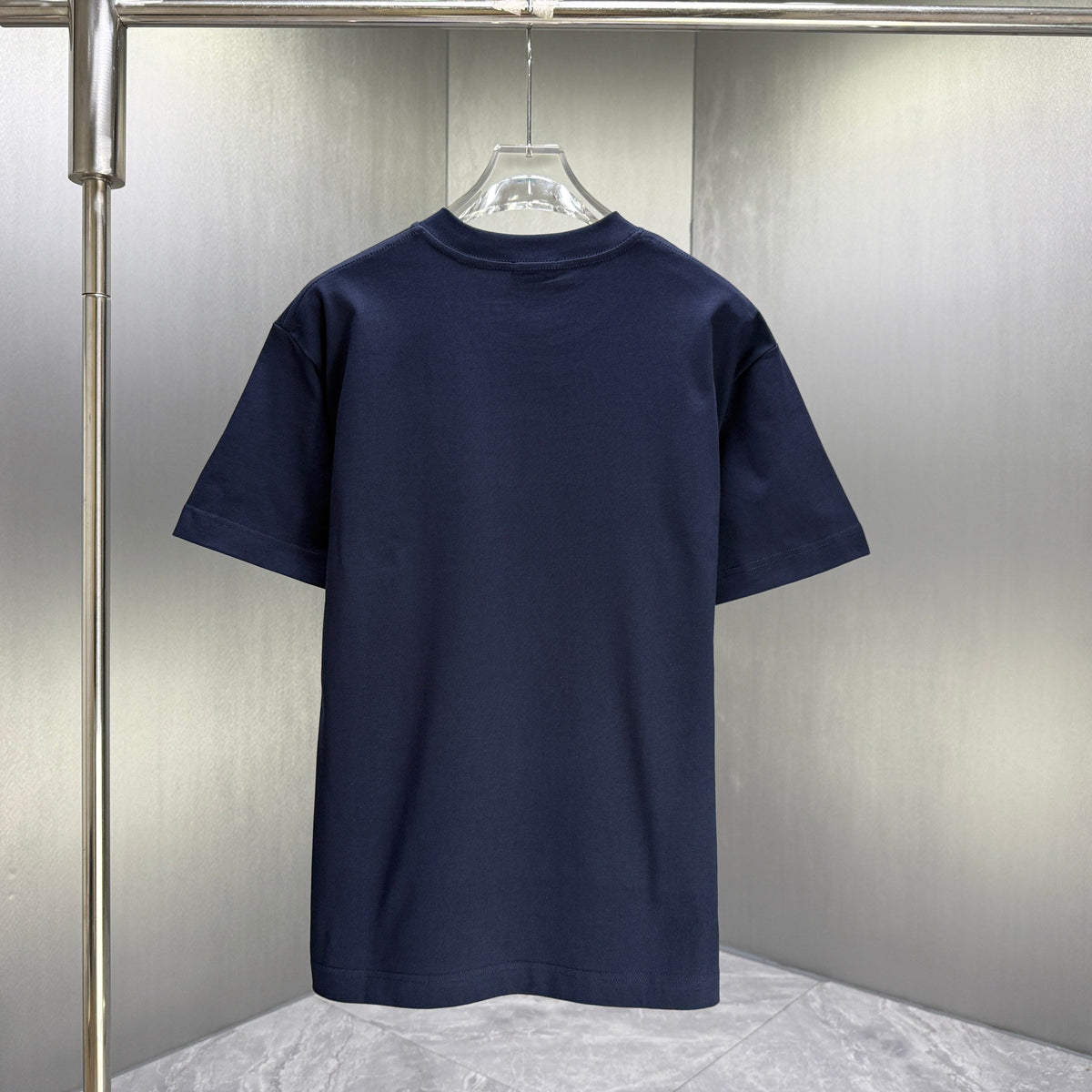 Moncler Classic Badge T-Shirt Navy
