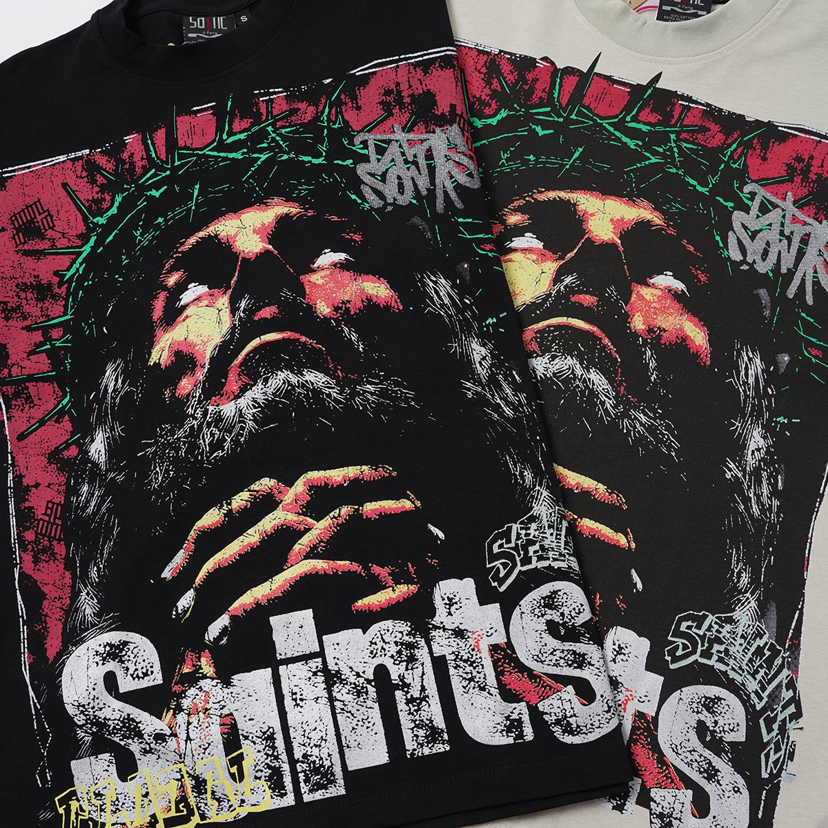 SAINT Portrait Graphic T-Shirt
