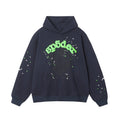 Sp5der Wait Web Hoodie Slate Grey SS23
