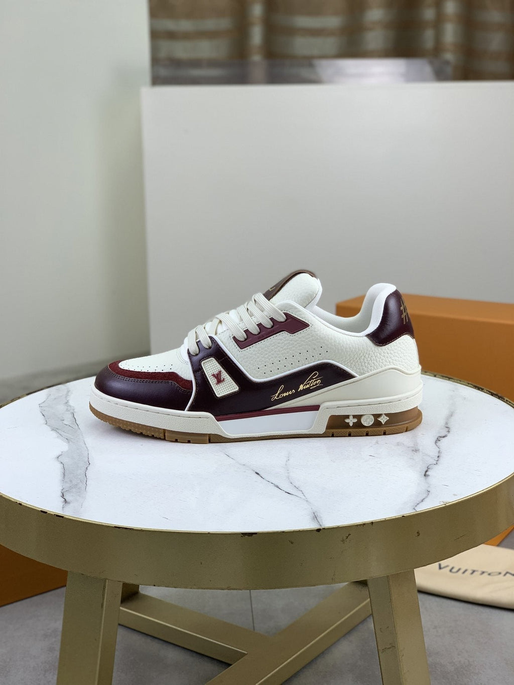 Louis Vuitton Panel-Trim Low-Top Sneakers