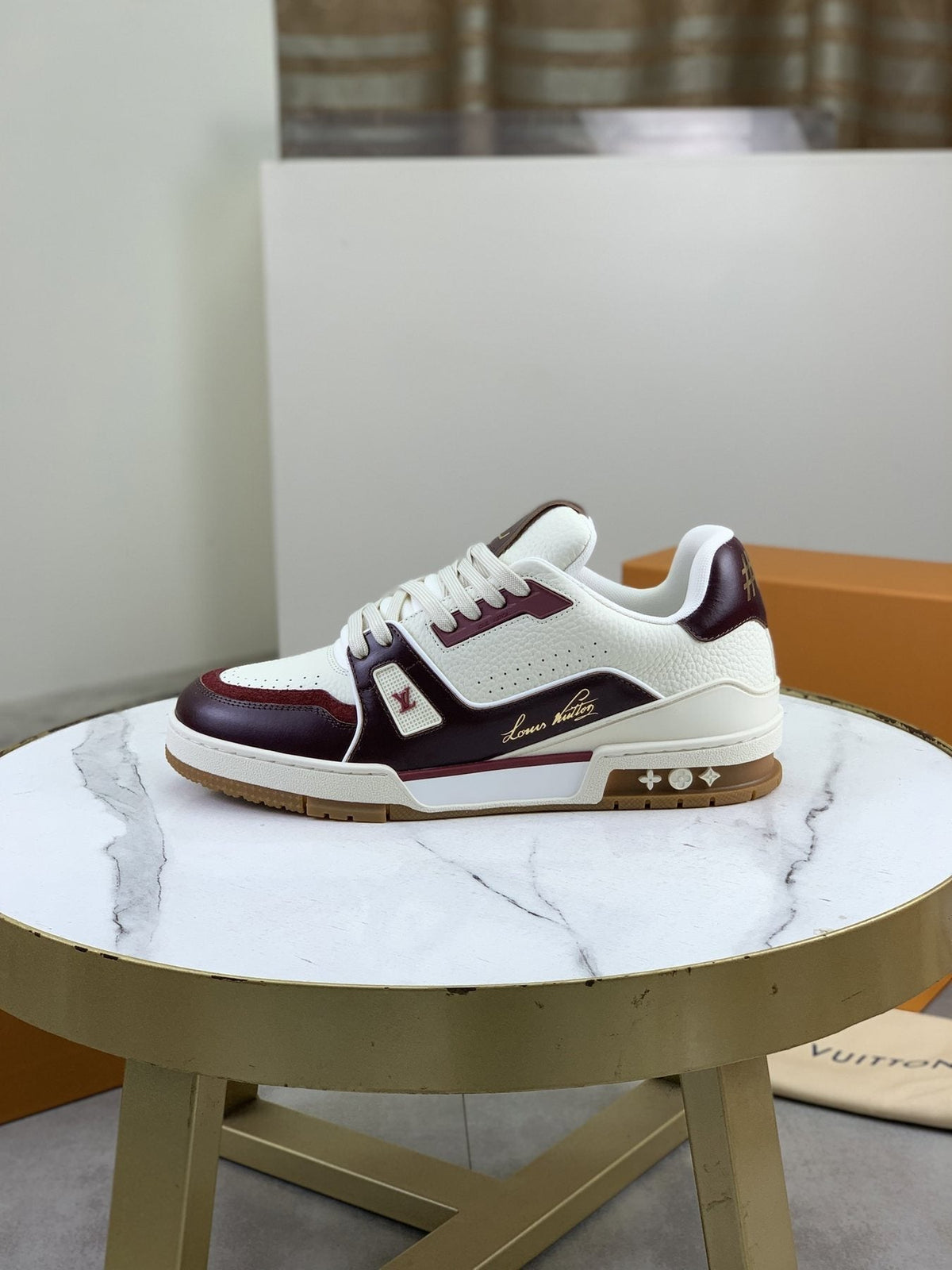 Louis Vuitton Panel-Trim Low-Top Sneakers