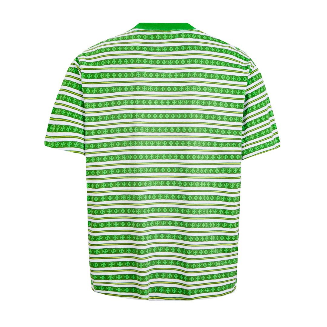 Chrome Hearts Striped Jacquard Knit T-Shirt