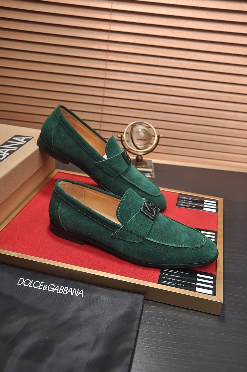 Dolce & Gabbana Bernini Logo Loafers