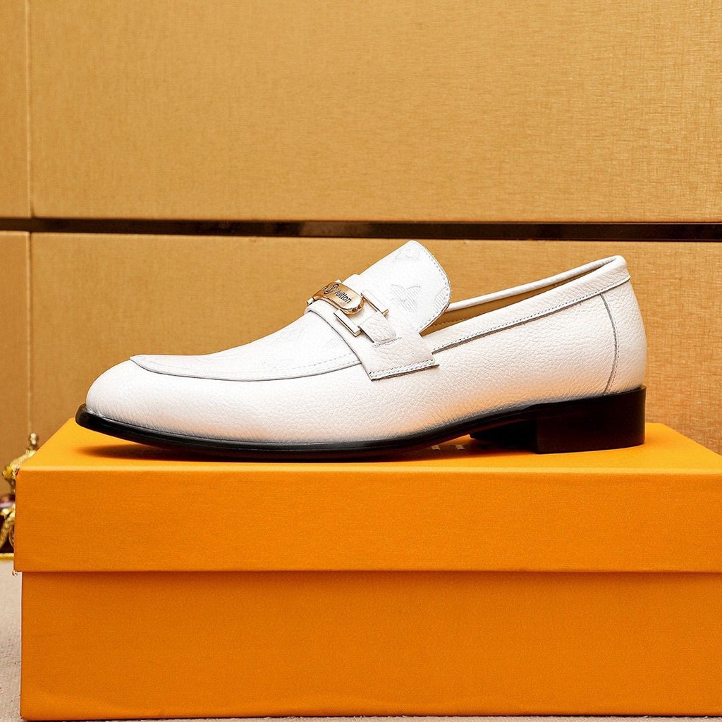 Louis Vuitton Men's Textured Bar Loafers